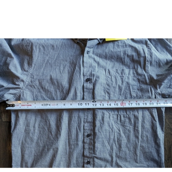 Five Four Poggy The Man Men's Long Sleeve Button Down Shirt Check Print Sz Large - Picture 11 of 16